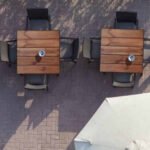 Plateau de bois planches